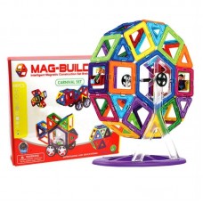 Магнітний конструктор 40 деталей Magic Building – розвиваючий 3D конструктор для дітей