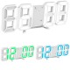 Электронные настольные LED-часы с будильником и термометром LY-1089, Зеленые цифры