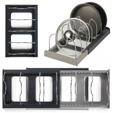 Розширюваний органайзер для зберігання кришок та сковорідок, DISH RACK