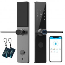 Розумний дверний замок з відбитком пальця, Bluetooth, від батарейок