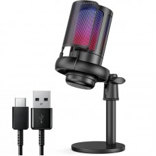 Игровой микрофон USB со стойкой, Черный