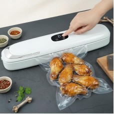 Вакуумний упаковщик Vacuum Sealer з дисплеєм + 5 пакетів, зелений