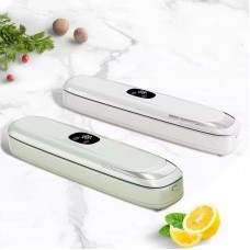 Вакуумний упаковщик Vacuum Sealer з дисплеєм + 5 пакетів, зелений