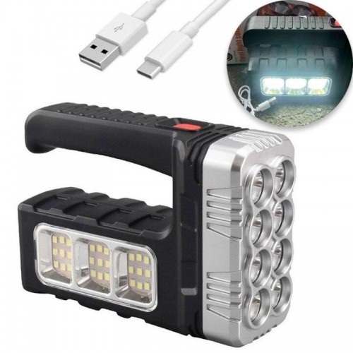 Ліхтарик USB ручний акумуляторний з функцією Power Bank, BL 7702A COB
