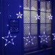 Гірлянда Штора «Зірка», від мережі, 3х1м, 120 LED, Синій світ