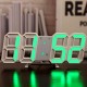 Электронные настольные LED-часы с будильником и термометром LY-1089, Зеленые цифры
