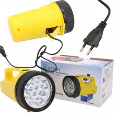 Ручний ліхтар на акумуляторі, LED Watton MG-8100L, Жовтий