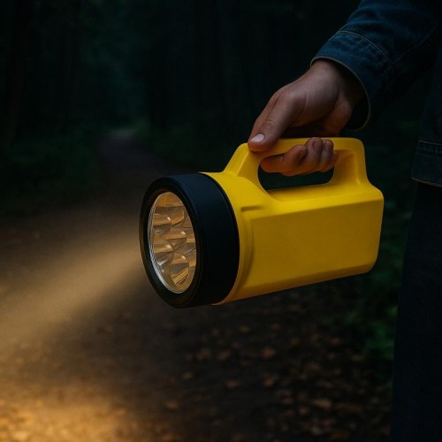 Ручний ліхтар на акумуляторі, LED Watton MG-8100L, Жовтий Ручний ліхтар на акумуляторі, LED Watton MG-8100L, Жовтий