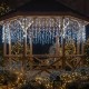 Уличная гирлянда Штора Бахрома 10х1,5м, 200 LED, 220V, Белый