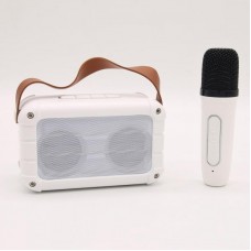Портативна Bluetooth колонка з підсвічуванням USB, SD, FM + мікрофон, N15