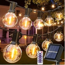Гірлянда на сонячній батареї 10м, 20 LED, теплий білий колір