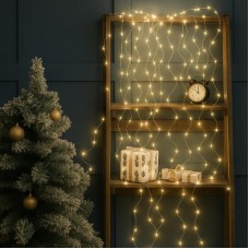 LED гірлянда Конський хвіст USB 2м 200 діодів теплий білий