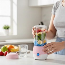 Портативный блендер 380 мл, от USB, Juice Cup DL-504, Розовый