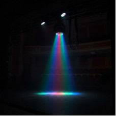 Світлодіодний прожектор RGB, 18х1.5W + пульт, від мережі