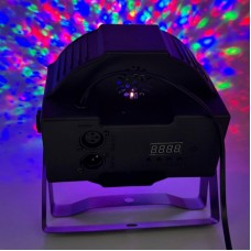 LED прожектор с диско шаром 18x1W RGB для клубов и концертов