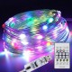 Гірлянда від USB, 20м, 200 LED + Пульт, Мультиколор