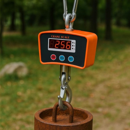 Электронные крановые весы, до 1000 кг (0,1 кг), на аккумуляторе, BX-9026 Boxer, Оранжевый Электронные крановые весы, до 1000 кг (0,1 кг), на аккумуляторе, BX-9026 Boxer, Оранжевый