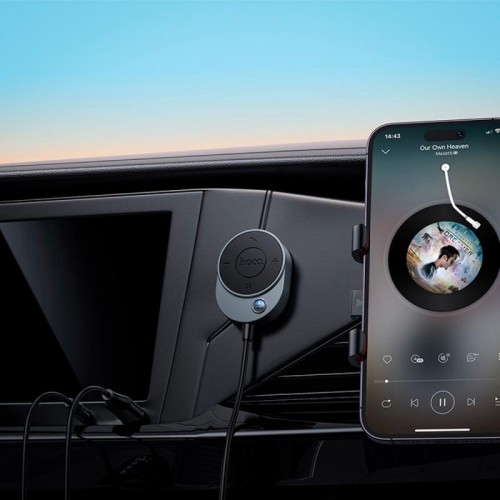 Автомобільний FM трансмітер аудіоадаптер Bluetooth, Hoco E150 Автомобільний FM трансмітер аудіоадаптер Bluetooth, Hoco E150