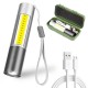 Аккумуляторный фонарь ручной с USB, 1501 XPE COB