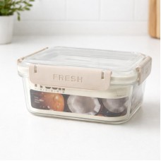 Герметичний пищевий контейнер Fresh 0,95л квадратний 15x15x7,5см