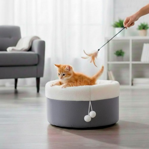 Лежак для собак и кошек S 40x26 см, Серый