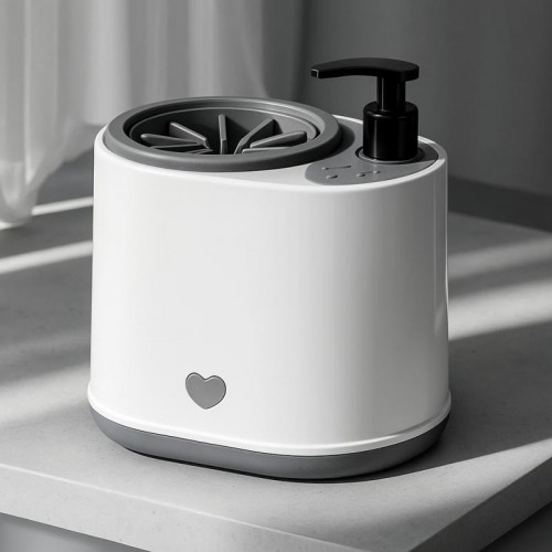 Лапомойка автоматическая от сети, Pet Foot Washing Cup, Серая