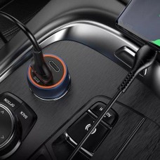 Автомобільне зарядне пристрій Hoco Z46A 20W Type-C + USB