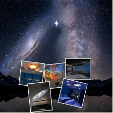 Проектор зоряного неба з обертанням на 360° і 19 картриджами від USB
