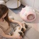 Будиночок лежанка для котів та собак Рибка з подушкою, 45х40 см
