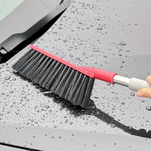 Скребок-щітка для автоскла 60 см, BRUSH A-032, Червоний Скребок-щітка для автоскла 60 см, BRUSH A-032, Червоний