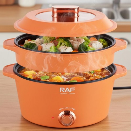 Електрична каструля подвійна 5л+7л 1350W, RAF R5403O