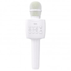 Мікрофон каракао Hoco BK5 Cantando Bluetooth AUX 1200 мАг білий