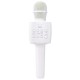 Мікрофон з караоке, Bluetooth, AUX, 1200 мАг, Hoco BK5 Cantando, Білий