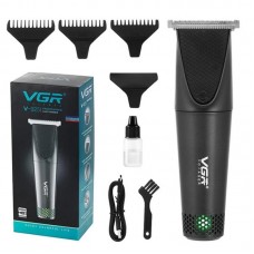 Бездротова машинка для стрижки VGR V925 з 4 насадками та USB зарядкою