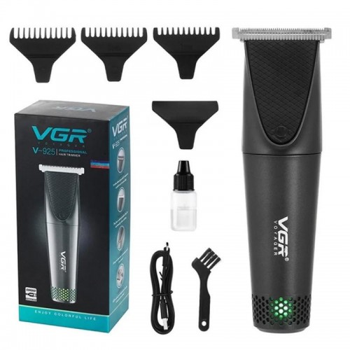 Бездротова машинка для стрижки волосся 3 насадки, USB, VGR V925