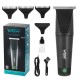 Бездротова машинка для стрижки волосся 3 насадки, USB, VGR V925