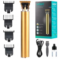 Акумуляторний тример для стрижки VGR V-065 з 4 насадками та зарядкою від USB