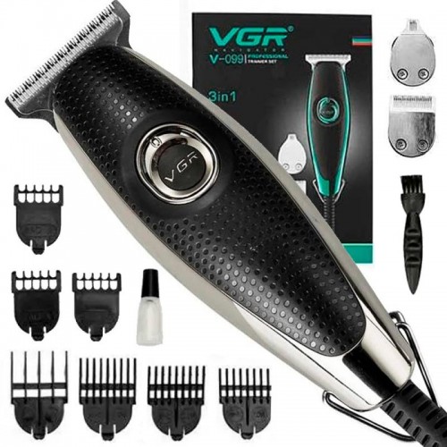 Мережева машинка для стрижки + 7 насадок VGR V-099