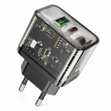 Сетевое зарядное устройство 20W, USB+Type-C, Hoco N34