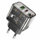 Сетевое зарядное устройство 20W, USB+Type-C, Hoco N34