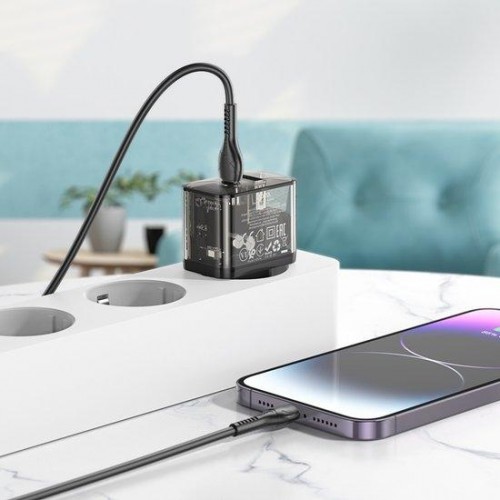 Сетевое зарядное устройство 20W, USB+Type-C, Hoco N34 Сетевое зарядное устройство 20W, USB+Type-C, Hoco N34