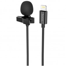 Мікрофон петличний Lightning, кабель 2 м, Hoco L14 iP Lavalier
