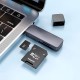 Кардрідер USB 3,0, Hoco HB45 Spirit 2-в-1, Сірий