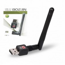 USB адаптер Wi-Fi 300Mbps з зовнішною антеною для стійкого інтернету