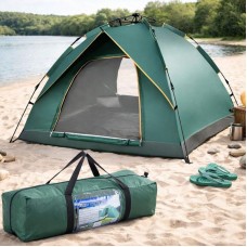 Автоматичний намет 3-х місний + чохол, 210x150x115см, G-Tent, Зелений