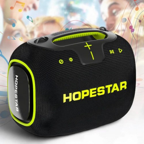 Портативна Bluetooth колонка, від USB, 80 Вт, Hopestar PARTYBOX 140, Чорний