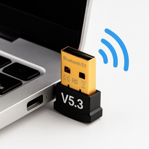 Бездротовий адаптер для ПК, Bluetooth, 5,3V, USB Бездротовий адаптер для ПК, Bluetooth, 5,3V, USB