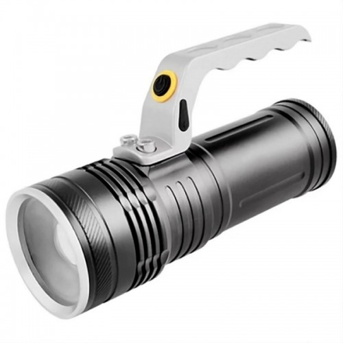 Ручной фонарь аккумуляторный, с ручкой, 3 режима, Zoom, BL-690-Т6