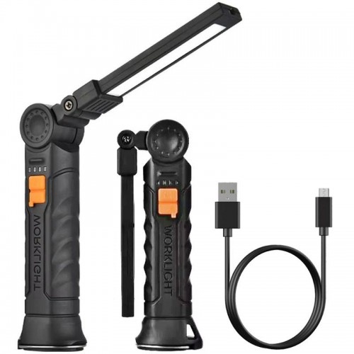 Акумуляторний ліхтар з магнітом, LED+COB, BL-G52