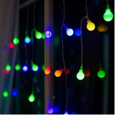 Гірлянда Кульки від мережі, 3м, 100LED, Різнокольоровий